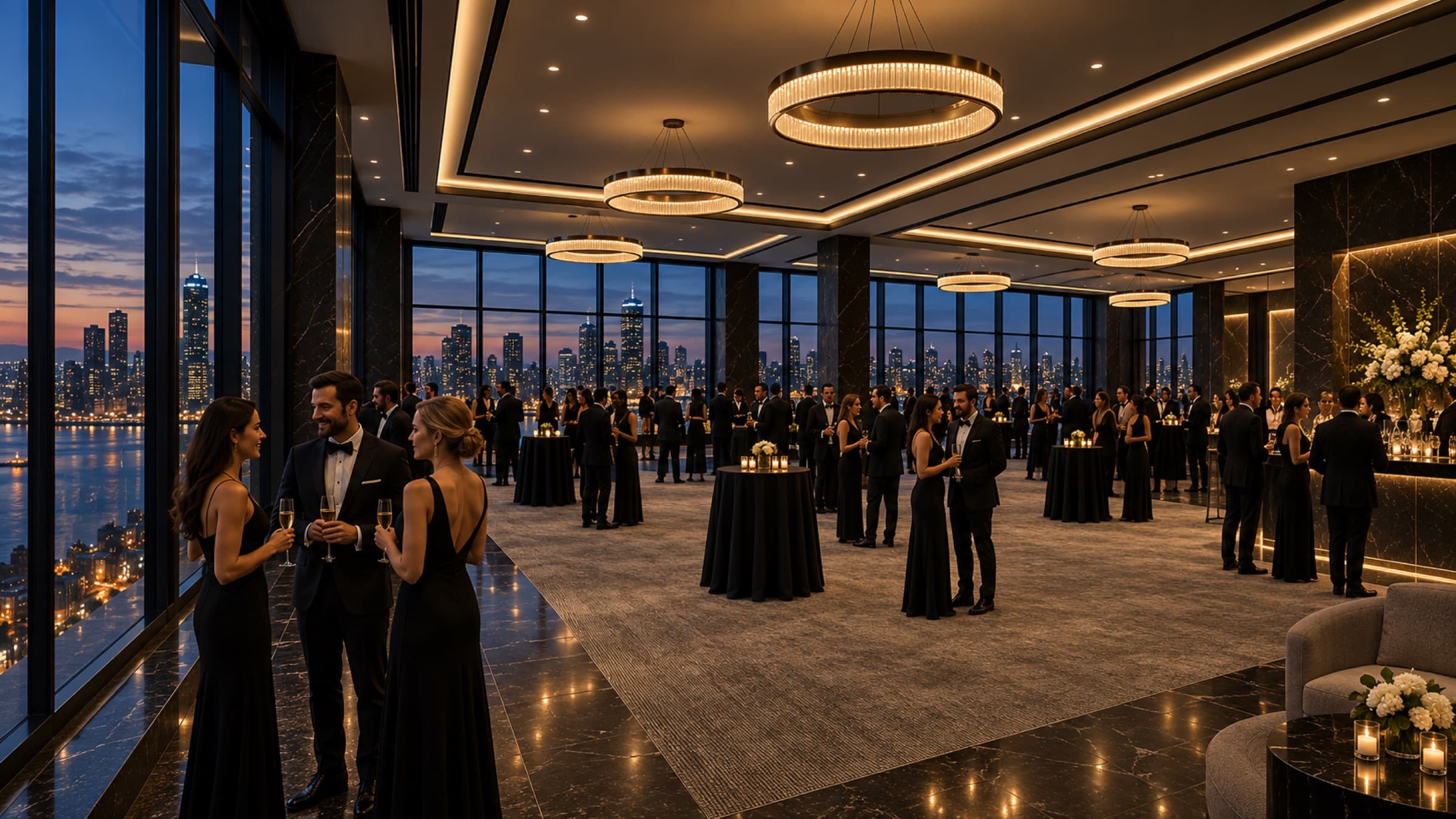 The Manor, evening reception